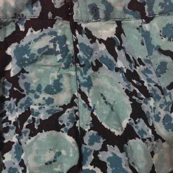 Volcom Skater Skirt Green/Black Floral Small - Picture 6 of 6